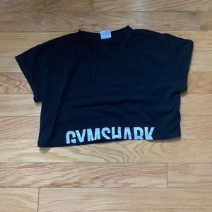 Gymshark Fraction Crop Top White